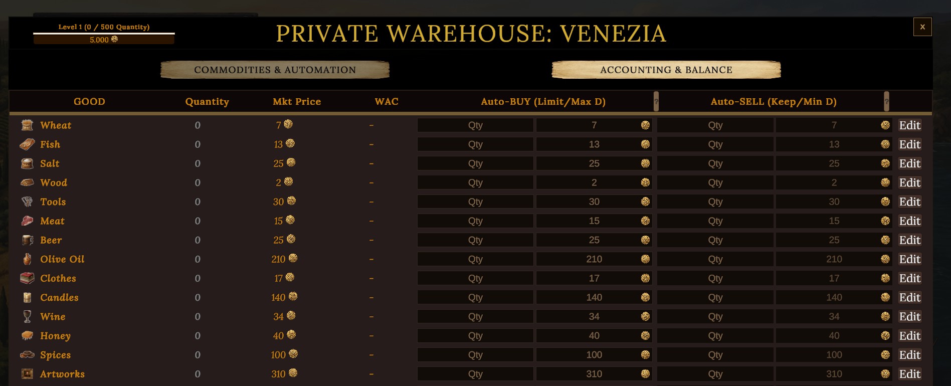 Warehouse Automation UI